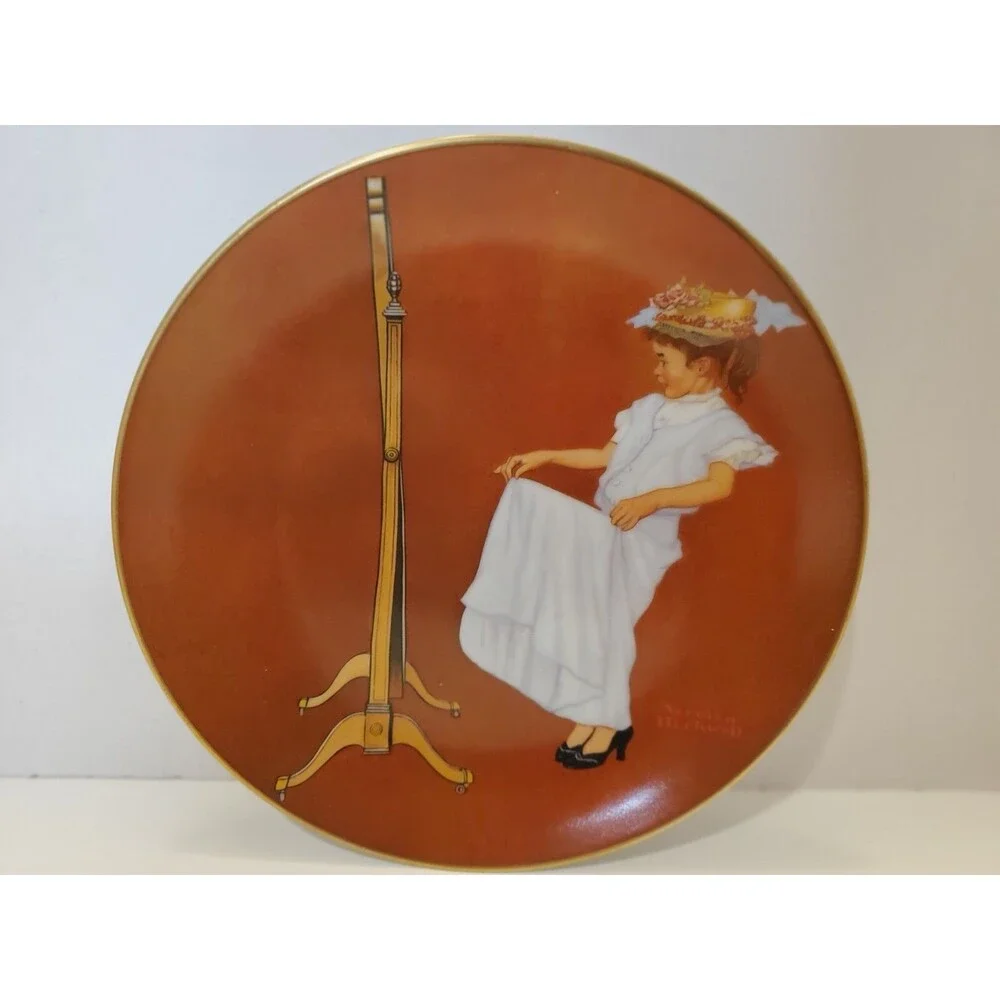 Almost Grown Up Norman Rockwell American Family Series 3809 Collector Plate Vtg